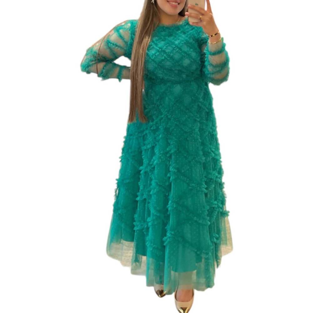 NEW BEULAHSTYLE city maxi dress in emerald